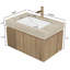 Meuble-lavabo mural avec comptoir en pierre frittée et lavabo en céramique, armoire de rangement avec 1 tiroir et porte à fermeture en douceur-522743875-522743879-522743874