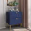 Table de chevet 2 tiroirs Baity-2043210143