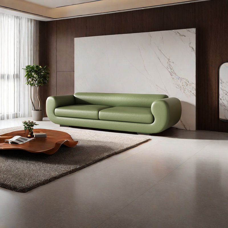 Banc de bout Chic Minimalist, Vert fruit
