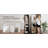 Full-Length Mirror Solid Wood + Rubber Wood + Glass, 65.7*17.7In(Mirror Width:13.7In) Large Mirror For Viewing The Whole Body, Easy To Dress And Tidy Up And Place In The Bedroom/Living Room (Black)-940570659-940570662