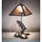 21" High Leaping Trout Table Lamp