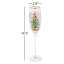 Polka Dot Champagne Flutes, Set of 4