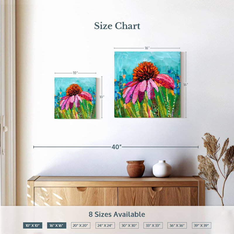 Harnek Wild Coneflower, 16" H x 16" W