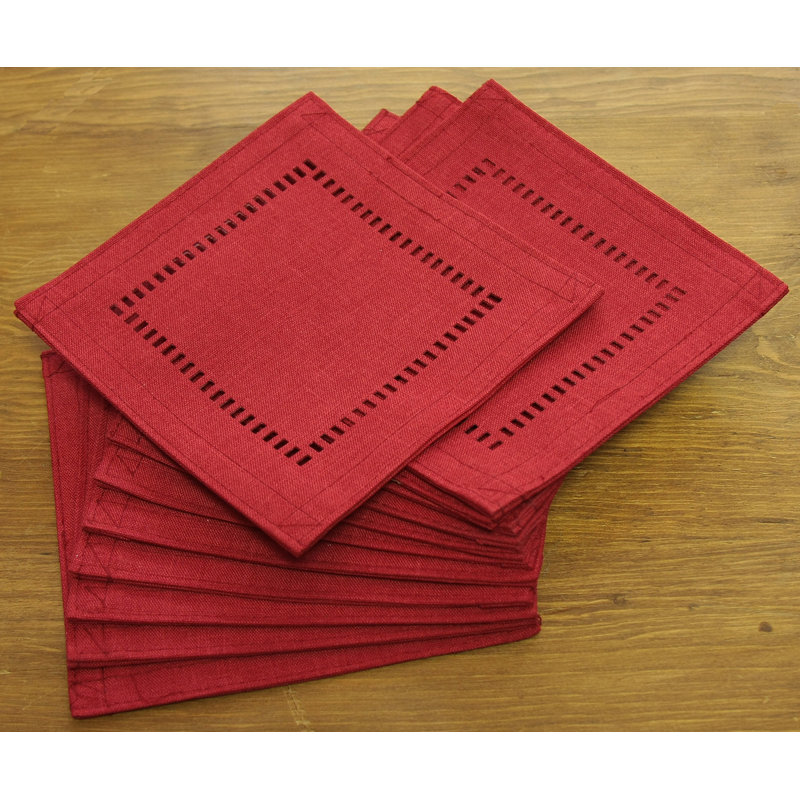 Melrose Square Coasters, Red