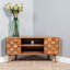 Lympsham TV Stand with Fireplace Included