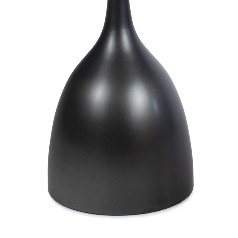 Logan Buffet Lamp (Natural Brass), Black