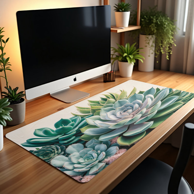 Polyester Desk Pad, 31.5x15.5