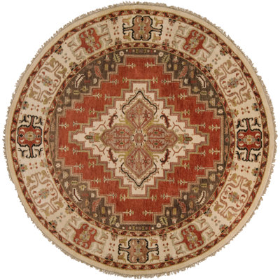 Ostrander Wool Oriental Indoor Rug