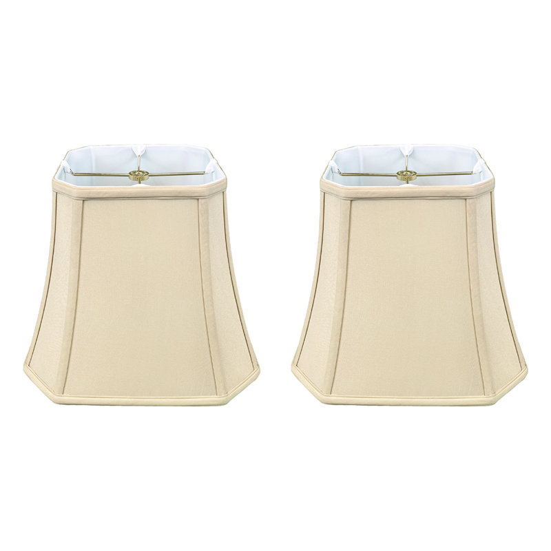 Abat-jour cloche Winston Porter, Beige, H 10,25 po x l 12 po x P 7 po