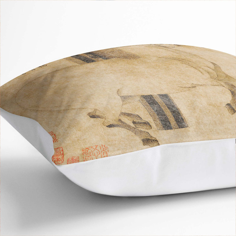 Square Throw Cushion, White, 40cm H x 40cm W x 15cm D
