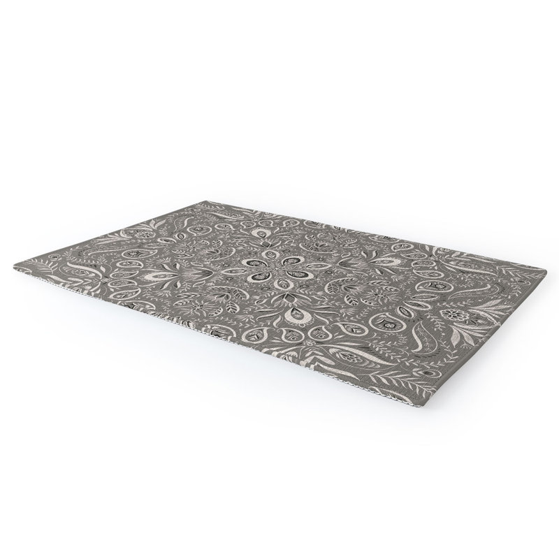 Floral Indoor Rug, Rectangle 2' x 3'