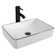 Latitude Run Andreonna 50.5mm L x 34.1mm W White Ceramic Rectangular Sink with Tap and Overflow