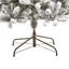 2.1m Pre-lit Flocked Woodcote Spruce Christmas Tree