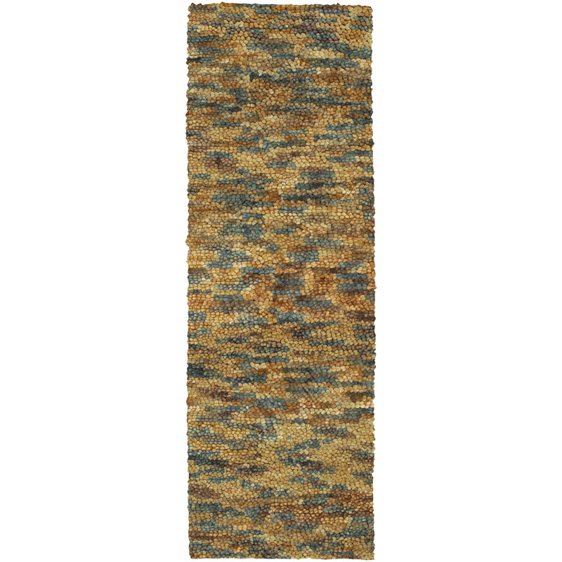 Celinka Wool Abstract Indoor Rug, Rectangle 4' x 10'