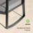 LAWNOOK Rocking Patio Bistro Sets - All-Weather - 3 Piece Rattan Conversation Furniture Set, Wicker Outdoor Front Porch Chair for Balcony, Porch, Garden, Backyard, Poolside,Gray-128970213