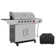 Royal Gourmet 6-Burner Gas Grill with Sear Burner and Side Burner with Cover, Silver