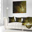 Coussin à imprimé floral clair et doré-30722511-30722515
