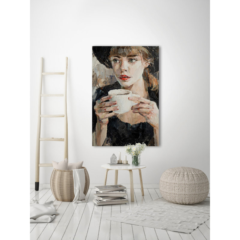 Hold on 1 Piece Wrapped Canvas Painting, 61cm H x 41cm W x 3.81cm D