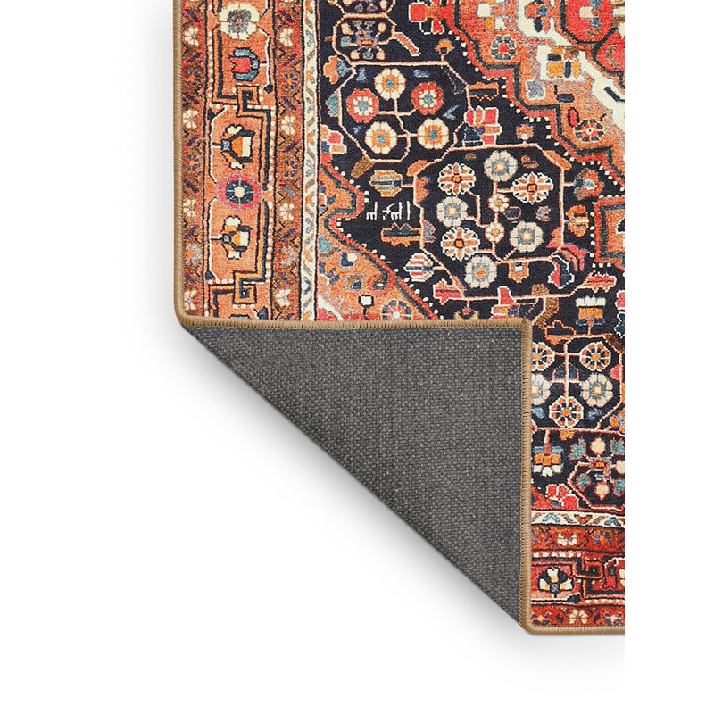 Tapis brun à motif oriental, Rectangle 5 pi x 7 pi