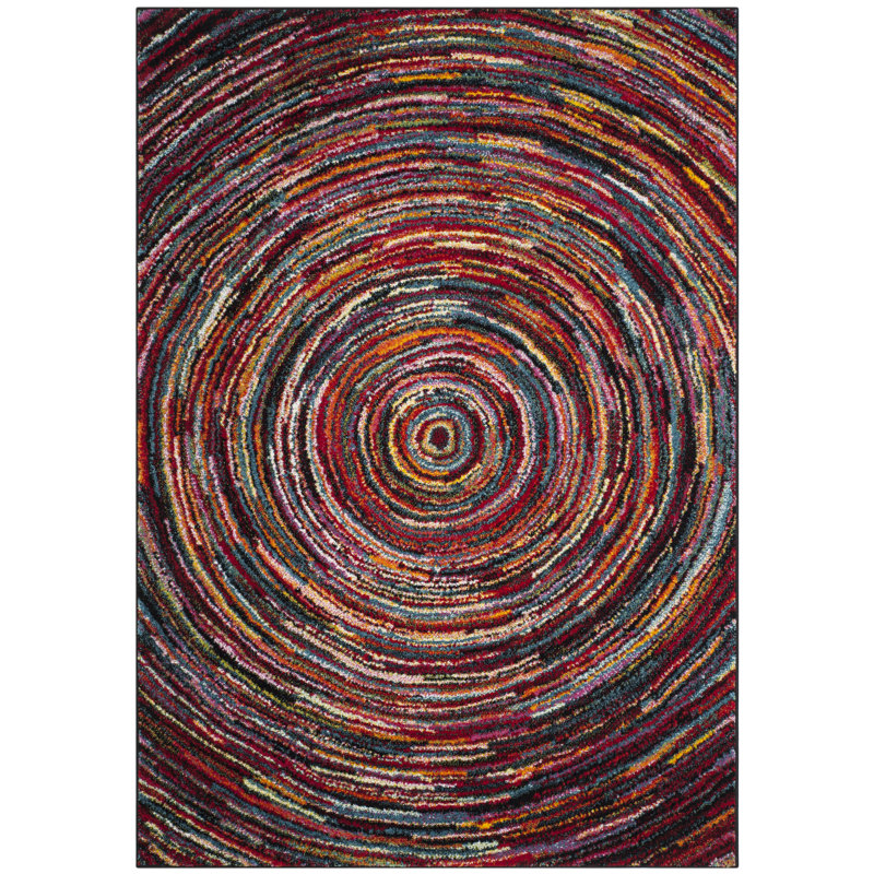 Tapis performance à motif abstrait Miley, Rectangle 9 pi x 12 pi