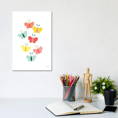 Butterfly Friends - Wrapped Canvas Print