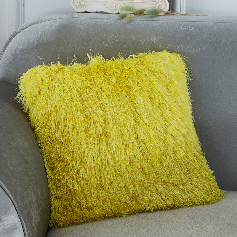Coussin décoratif , Jaune