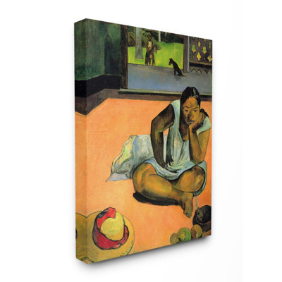 " Waiting Native Figures Classic " by Paul Gauguin