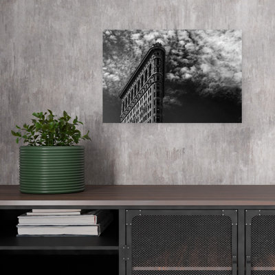 «Iconic Flatiron Building», impression d'art dramatique classique de la ville