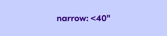 Narrow desks