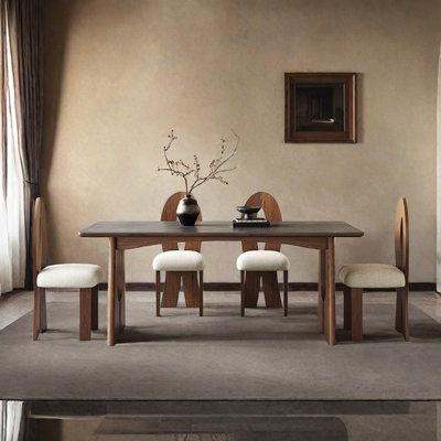 Italian style light luxury dining table set