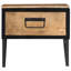 Adaliyah 40cm W Iron Bedside Table