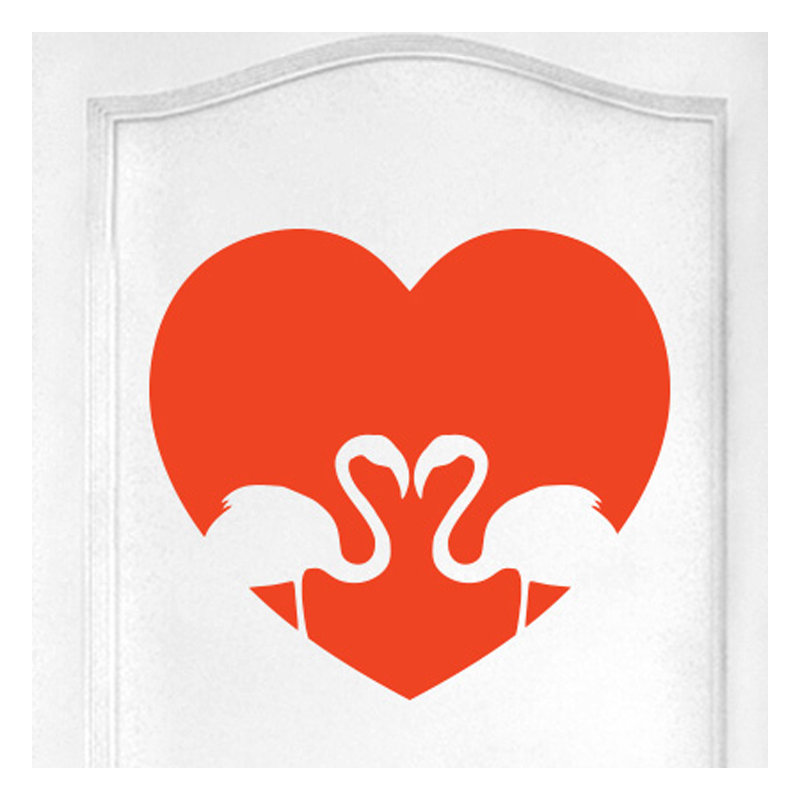 Animals Wall Decal, Orange