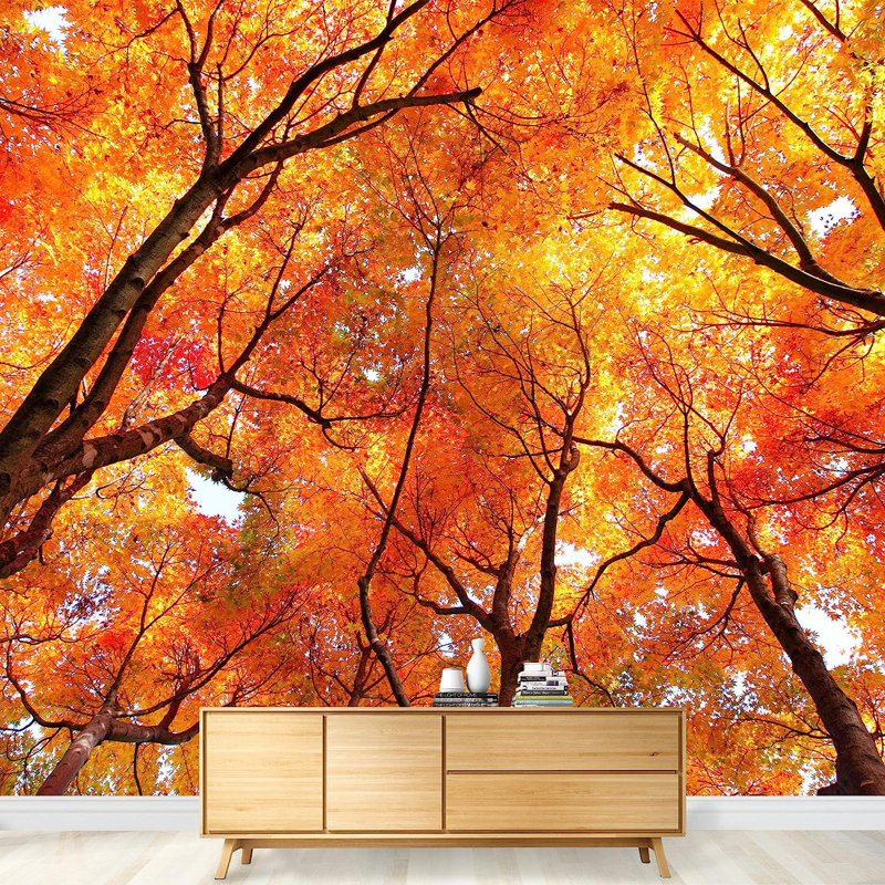 Maple Tree In Autumn, 66" L x 96" W