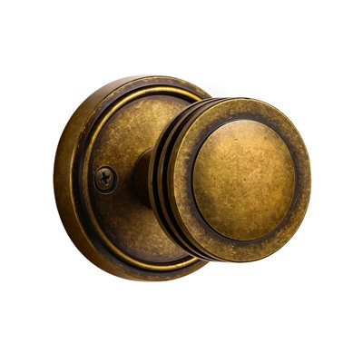 SORWDUERM Antique Brass Door Knob Passage Door Knobs Door Handle Interior Door Knobs for Bedroom and Bathroom