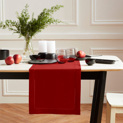 Sonoma Hemstitch - 100% Pure Linen Table Runner