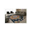 Tapis noir tissé à motif lavable traditionnel Mosso-1392455249
