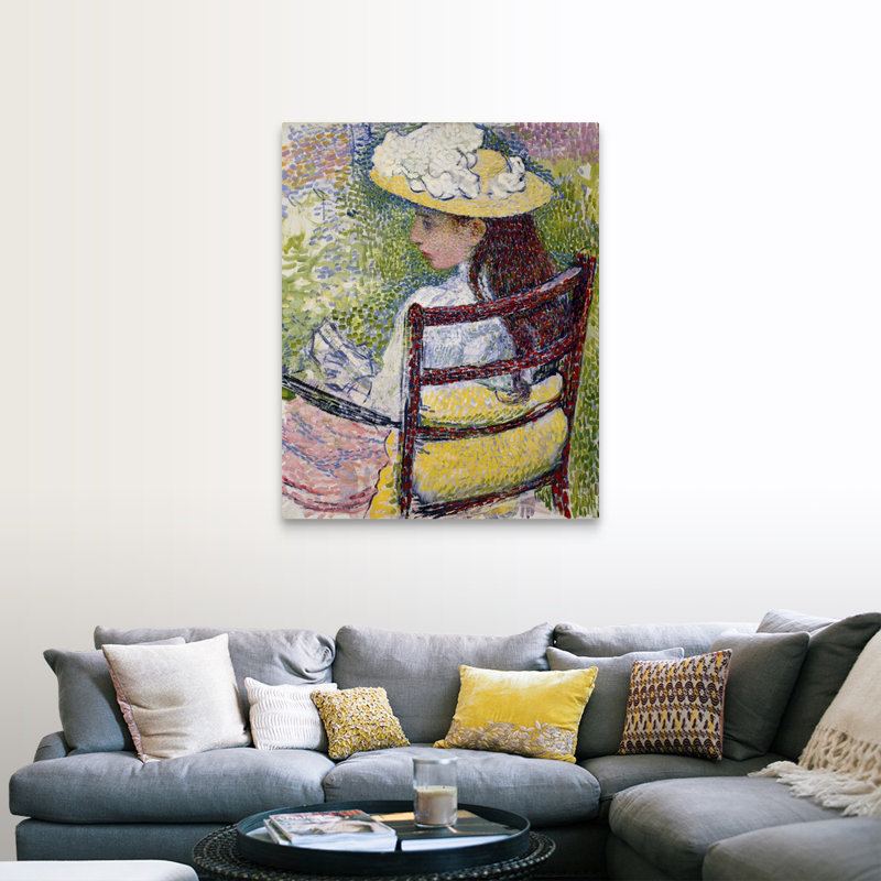Reproduction d'art sur toile, Toile tendue, H 45 po x l 36 po x P 1,25 po