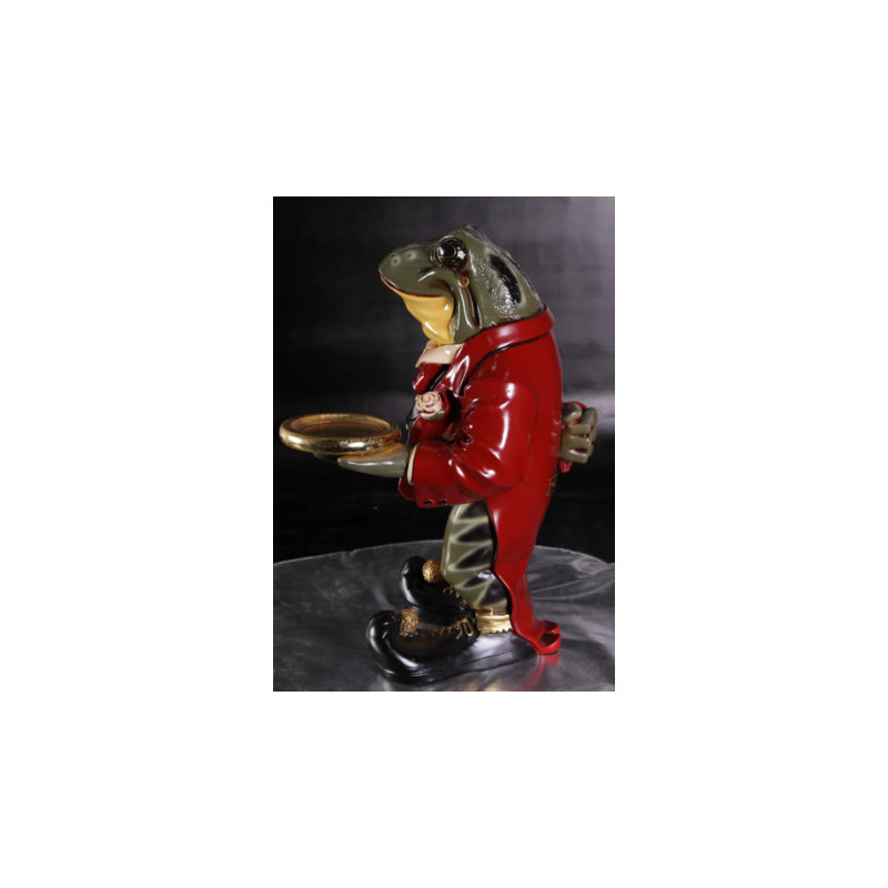 Small Frog Butler Statue