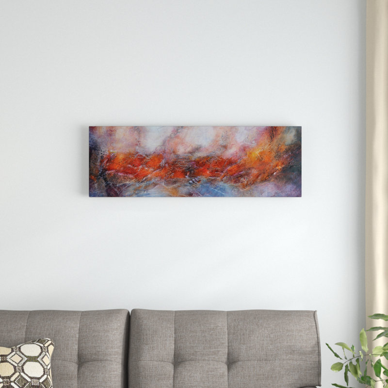 « guiding light », reproduction d’art sur toile tendue, H 12 po x l 36 po x P 1,5 po, Toile tendue