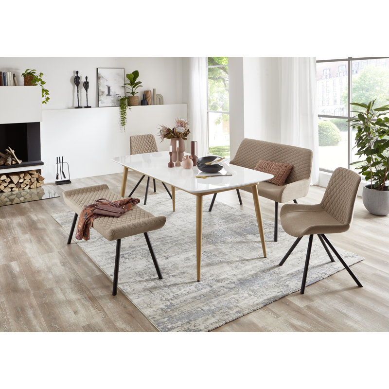 Galston Upholstered Bench, Tan