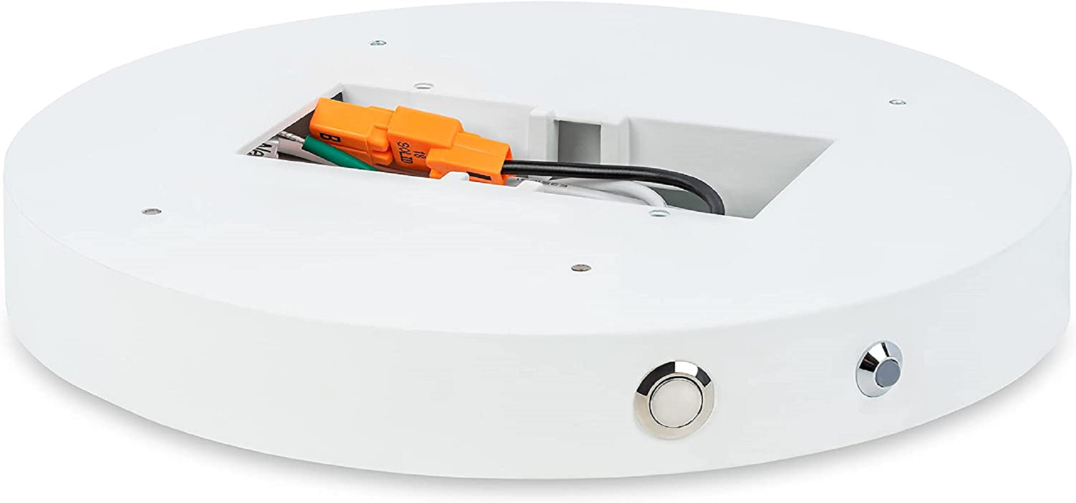 Light Blue USA Emergency Battery Backup for Dimmable LED 6 Inch Slim