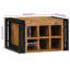 Solid Wood Open Shelving Wine Bottle Rack-224022159