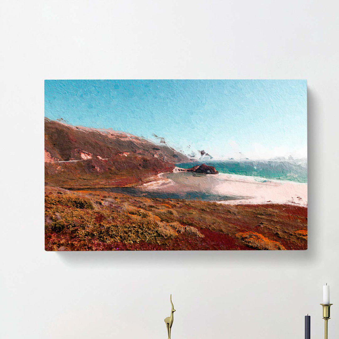 The Pacific Coast Highway In California - Wrapped Canvas