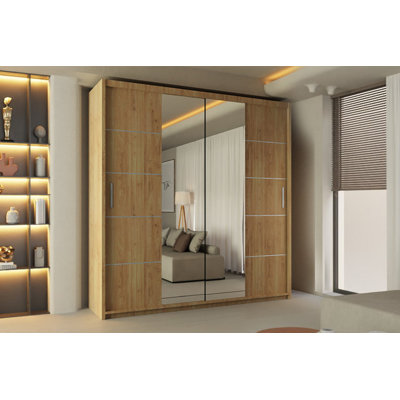 Higham 2 Door Manufactured Wood Wardrobe