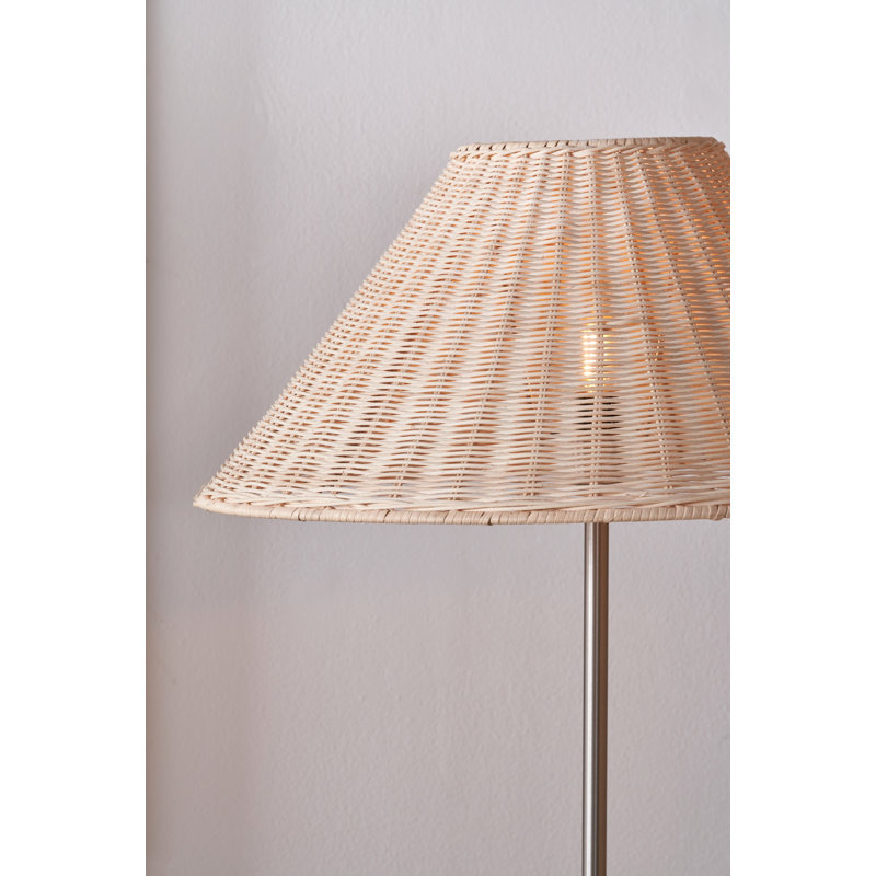 Hali 152cm Cerused/Limed Traditional Floor Lamp