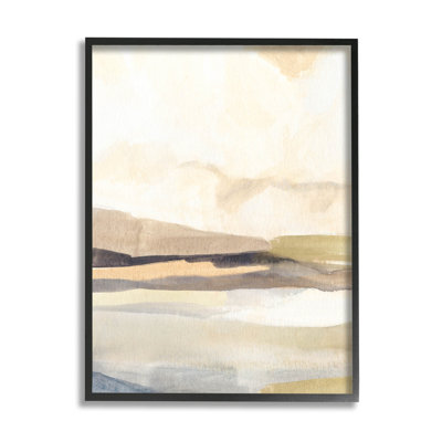 " Rural Nature Horizon Landscape " by Annie Warren Painting Print