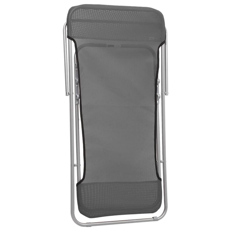 Folding Beach Chair, Grey