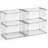 Sorbus 90L Clear Storage Bag, Foldable Plastic with Zipper & Handles for Clothes & Blankets - 4 Pack-1707859790