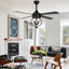 Ventilateur de plafond de style campagnard à cage 48 po Kahliel-507768118-507656236