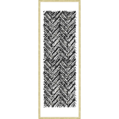 Zig In Black And Gold Painting by Studio NYC Design